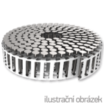 15° Plastic coil nails 25 x 35 ring stainless steel AISI304