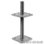Pillar base loose nut 110x110x330x4,0 M24