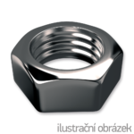 Hexagon nut DIN 934 M8, stainless steel A2