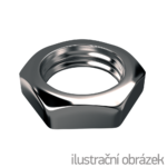 Hexagon thin nut DIN439 B M24, cl.4, galvanized