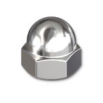 Hexagon domed cap nut DIN1587 M12, cl.6, galvanized
