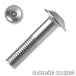 hexagon socket button head screw ISO 7380-2 cl. 10.9 M8x60mm, with flange, galvanized