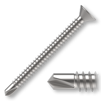Self drilling screws DIN 7504P countersunk head