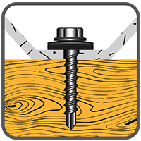 Self drilling roofing screws - Sheet metal/Wood