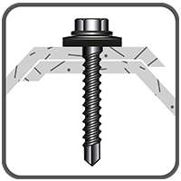 Self drilling roofing screws - Sheet metal/Sheet metal