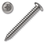 Pan head tapping screw 6,3 x 60 mm, DIN 7981C, PH cross recessed, galvanized