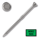 terrace screws 5x60, stainless steel A2, torx 25