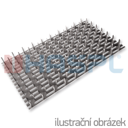 Jointing plate - single spikes 126x252x1,5 - 1