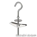 Spring toggle HSD-C M4, with cup hook, white galvanized - 1/2