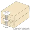Press-in timber connector, double sided 95/36x1,5 - 2/3