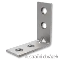 Reinforced angle bracket 90° Type 4 for furniture 16x35x35x1,5 - 1/3
