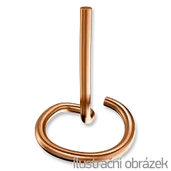 Copper disc rivets wire 1,85 mm / 25 mm