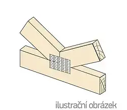 Jointing plate - single spikes 24x105x1,0 - 2