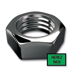 Hexagon nut M10, stainless steel A2, DIN 934