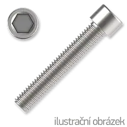 Hexagon socket head cap screw M16x45, cl.8.8, white galvanized, DIN 912