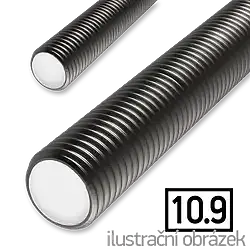 Threaded rod M10x1000, cl.10.9, plain, DIN 975