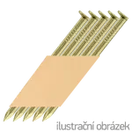 Paper strip nails 34° D-head 3,1 x 80, smooth, EG 12µ