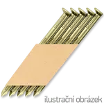 Paper strip nails 34° D-head 2,8 x 70, ring, bright, EG 12µ