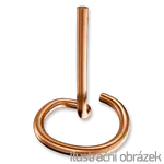 Copper disc rivets wire 1,85 mm / 25 mm