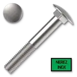 Carriage bolt M10x35, stainless steel A2, DIN 603